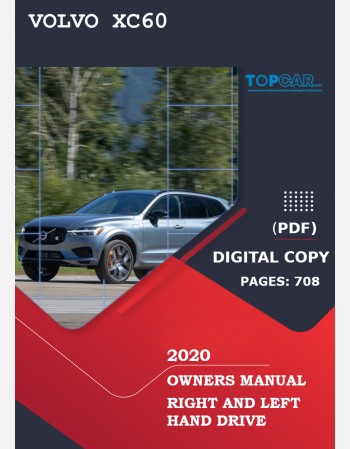 2020 volvo xc60 owners manual lhd & rhd